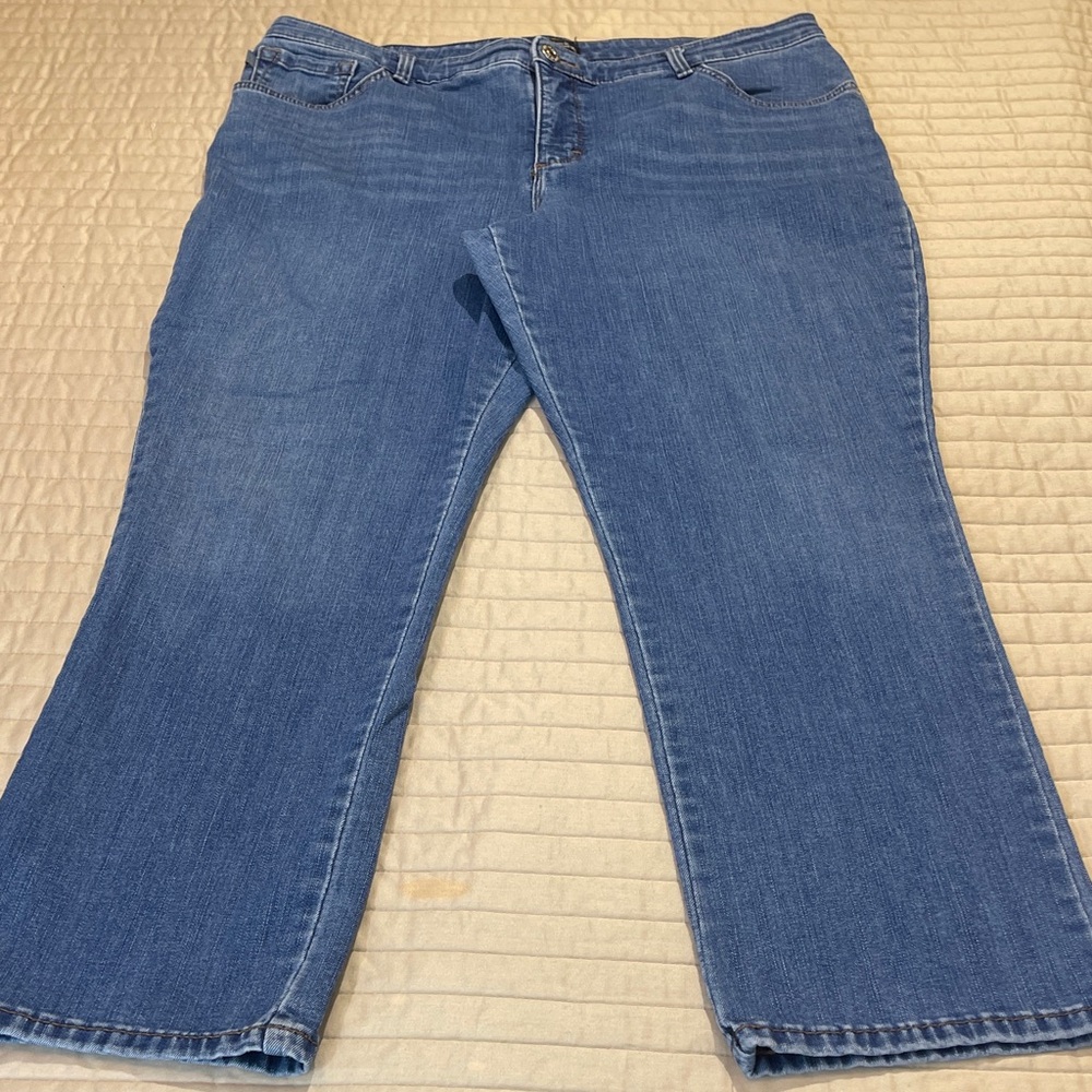 Lee CLASSIC FIT STRAIGHT LEG Women's SIZE 16 Jeans in Blue DENIM